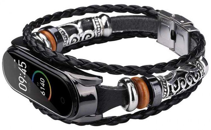 

Ремінець BeCover Jewellery Band для Xiaomi Mi Band 5 (BC_706003) Black
