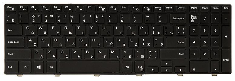 

Клавіатура для ноутбука PowerPlant Dell Inspiron 15: 3000, 5000, 3541, 3542, 3543, 5542, 5545, 5547 (KB310159)
