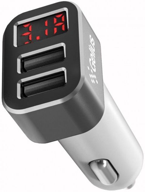 

Автомобільний зарядний пристрій Gelius Pro Wolt LCD GP-CC005 2USB 3.1A + Cable MicroUSB (00000079003) Black