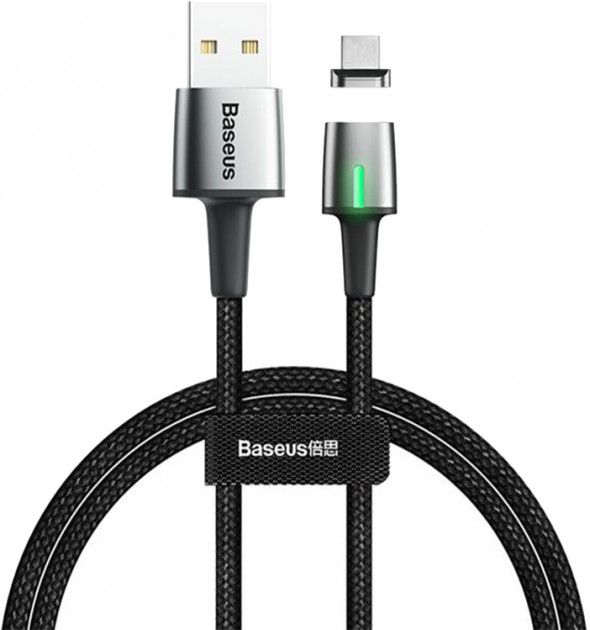 

Кабель Baseus Zinc Magnetic Lightning 2.4 A 1 м (CALXC-A01)