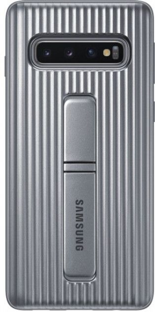 

Накладка Samsung Protective Standing Cover для Samsung Galaxy S10 (EF-RG973CSEGRU) Silver
