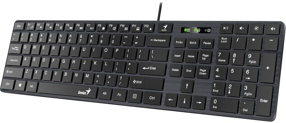 

Клавіатура дротова Genius SlimStar 126 USB (31310017407) Black