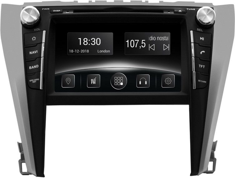 

Автомагнітола штатна Gazer CM5008-V55 для Toyota Camry (V55) 2015-2017
