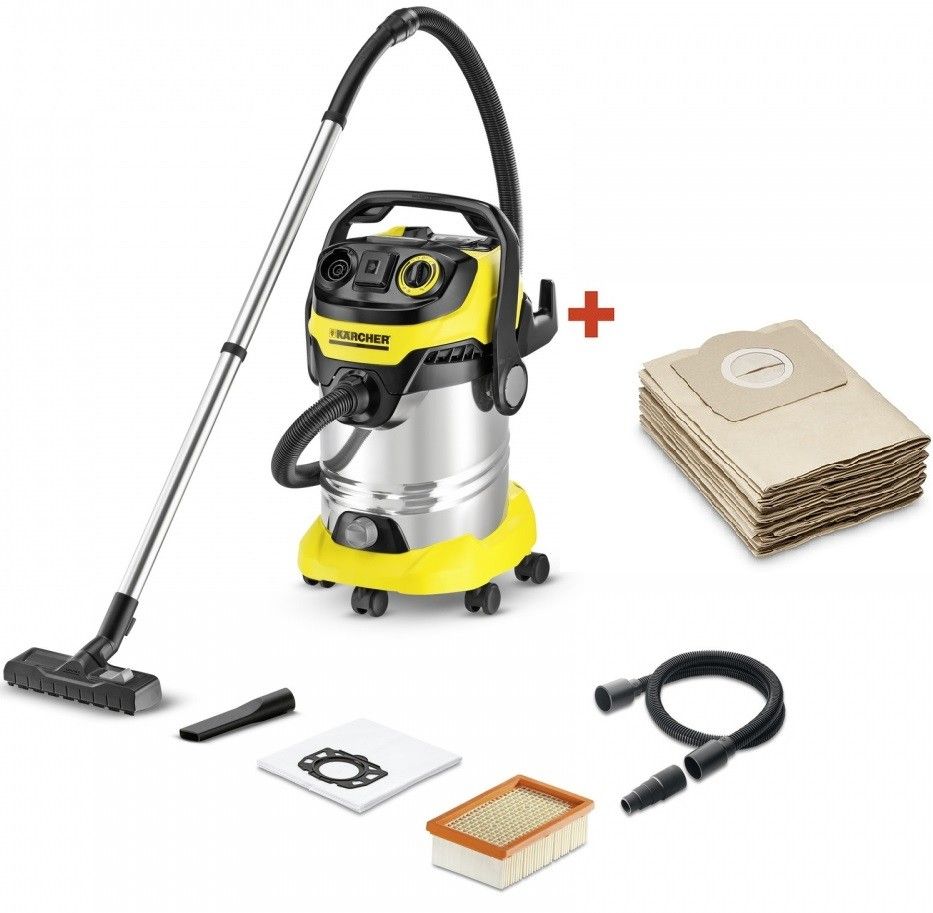 

Пилосос для сухого прибирання Karcher WD 6 P Premium + фільтр-мішки