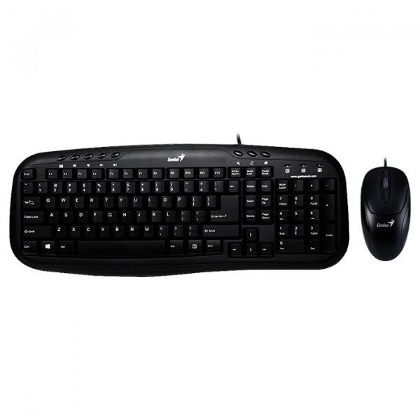 

Комплект проводной Genius KM-210 USB Black Rus (31330219102)