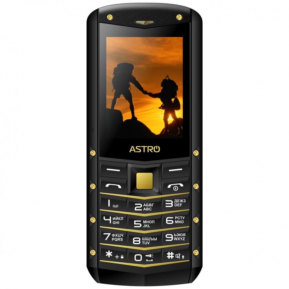 

Мобильный телефон Astro B220 Black/Gold