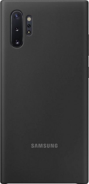 Акція на Накладка Samsung Silicone Cover для Samsung Galaxy Note 10 Plus (EF-PN975TBEGRU) Black від Територія твоєї техніки