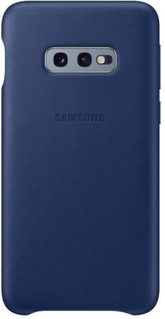 Акція на Панель Samsung Leather Cover для Samsung Galaxy S10e (EF-VG970LNEGRU) Navy від Територія твоєї техніки