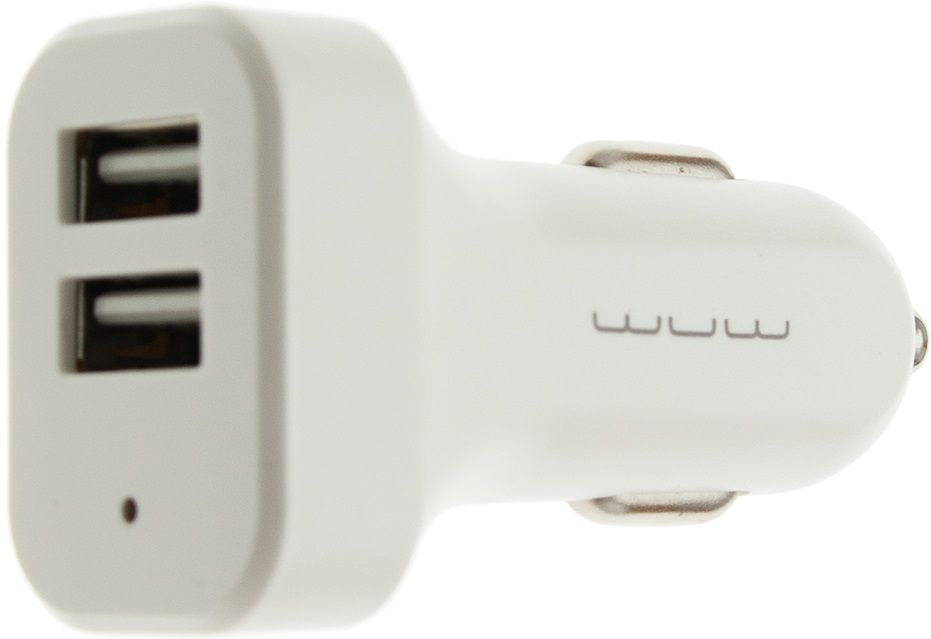 

Автомобільний зарядний пристрій WUW C70 2USB 2A White
