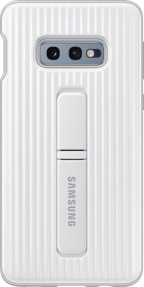 Акция на Накладка Samsung Protective Standing Cover для Samsung Galaxy S10e (EF-RG970CWEGRU) White от Територія твоєї техніки