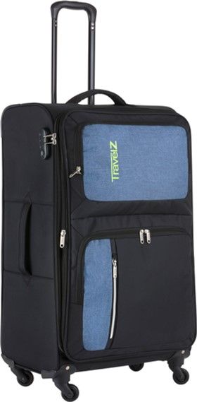 

Чемодан на колесиках TravelZ Tripple Pocket (L) (927262) Black