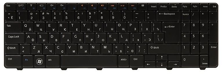 

Клавіатура для ноутбука PowerPlant Dell Inspiron N5010 (big Enter) (KB311835)
