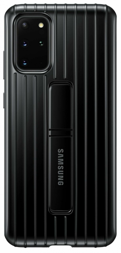 Акция на Накладка Samsung Protective Standing Cover для Samsung Galaxy S20 Plus (EF-RG985CBEGRU) Black от Територія твоєї техніки