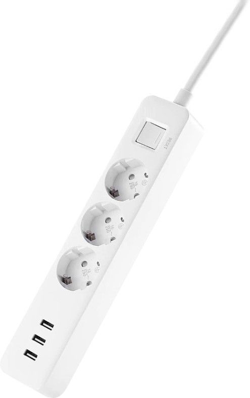 

Мережевий фільтр Xiaomi Mi Power Strip 3 розетки + 3 USB XMCXB04QM (NRB4030GL) White