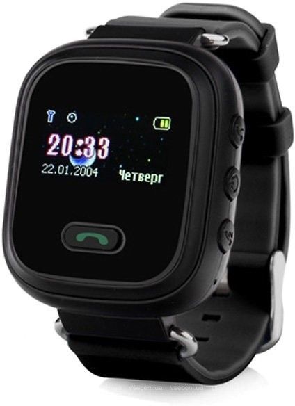 

Дитячий розумний годинник з GPS-трекером GW900 (Q60) Black