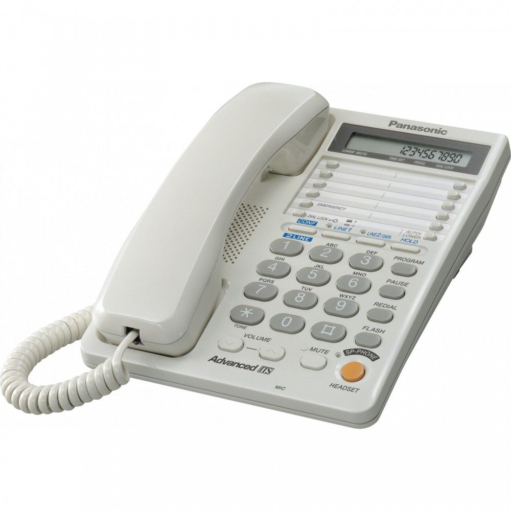 

Телефон Panasonic KX-TS2368RUW White (двохлінійний)