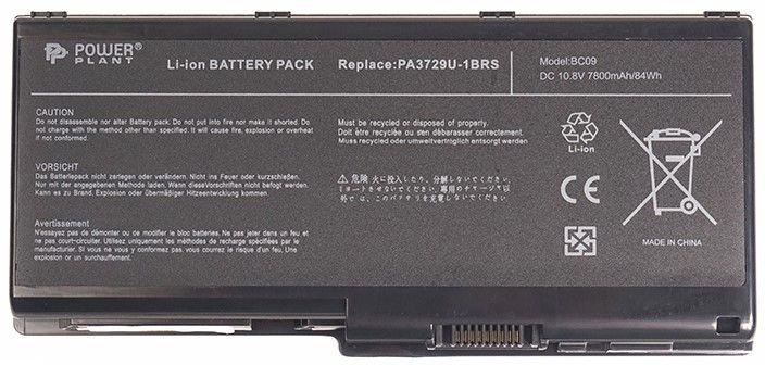 

Аккумулятор PowerPlant для ноутбуков TOSHIBA Satellite P505 (PA3729U-1BRS, TAP505LP) 10.8V 7800mAh