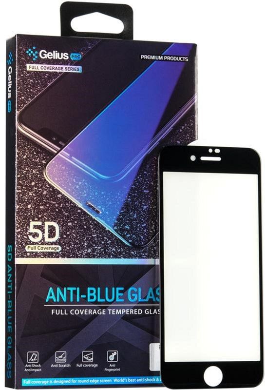 

Захисне скло Gelius Pro 5D Anti-Blue Glass для Apple iPhone 7/8 (00000070950) Black