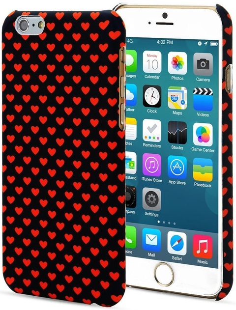

Чохол ARU iPhone 6 Plus Hearts Dark Blue