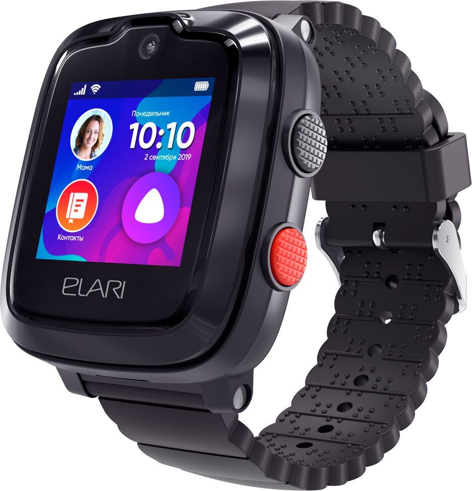 

Детские телефон-часы Elari KidPhone 4G (KP-4GB) Black