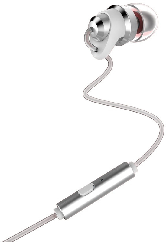 

Наушники Remax RM-585 Metal Touching Earphone White