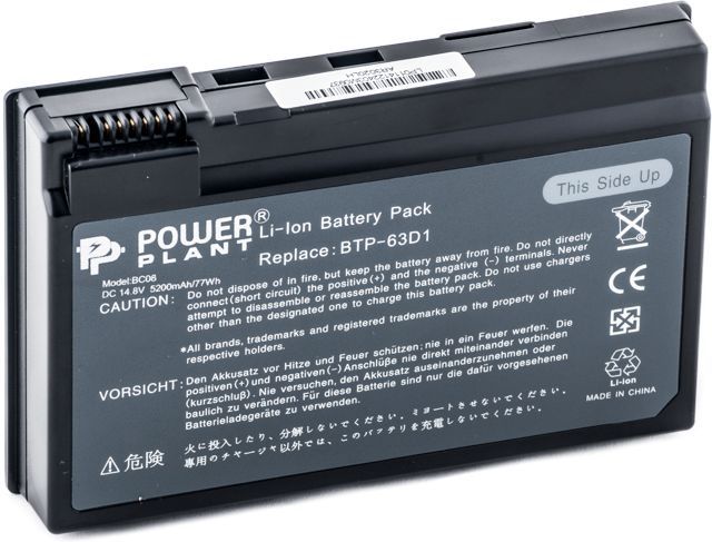 

Акумулятор PowerPlant для Acer TravelMate C300 (14.8V/5200mAh/8Cells) (NB00000168)