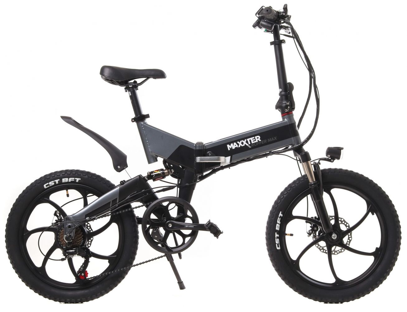 

Електровелосипед Maxxter RUFFER MAX Black/Gray