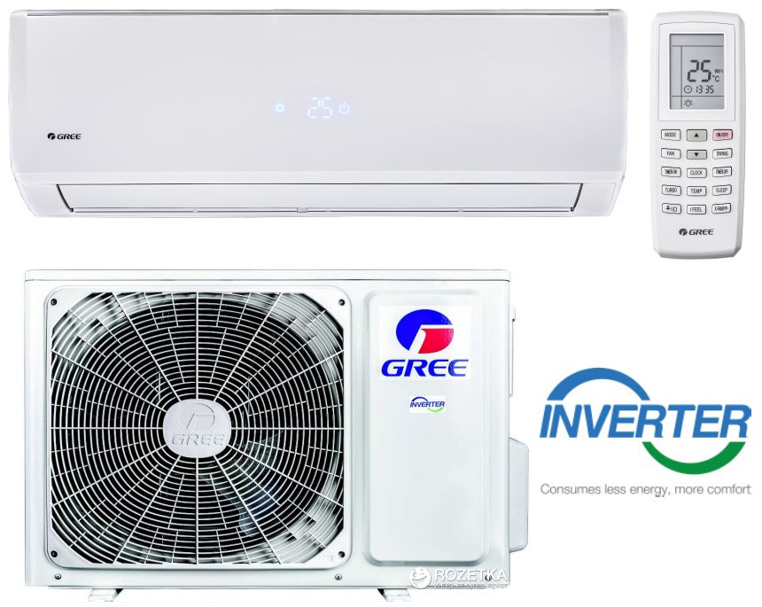 

Кондиціонер GREE GWH24QE-K3DNB6G (Smart)
