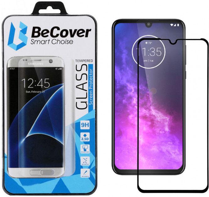 

Захисне скло BeCover для Motorola One Zoom (705109) Black