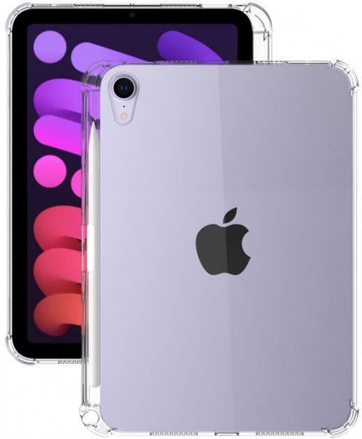 

Панель Anti-Shock BeCover з кріпленням для стилуса для Apple iPad Mini 6 2021 (707100) Clear