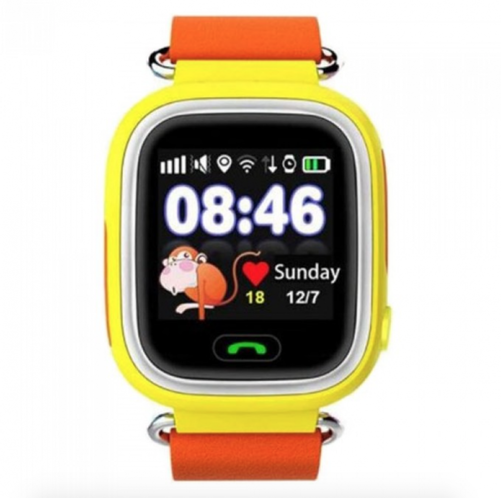 

Дитячий розумний годинник з GPS-трекером TD-02 (Q100) Orange