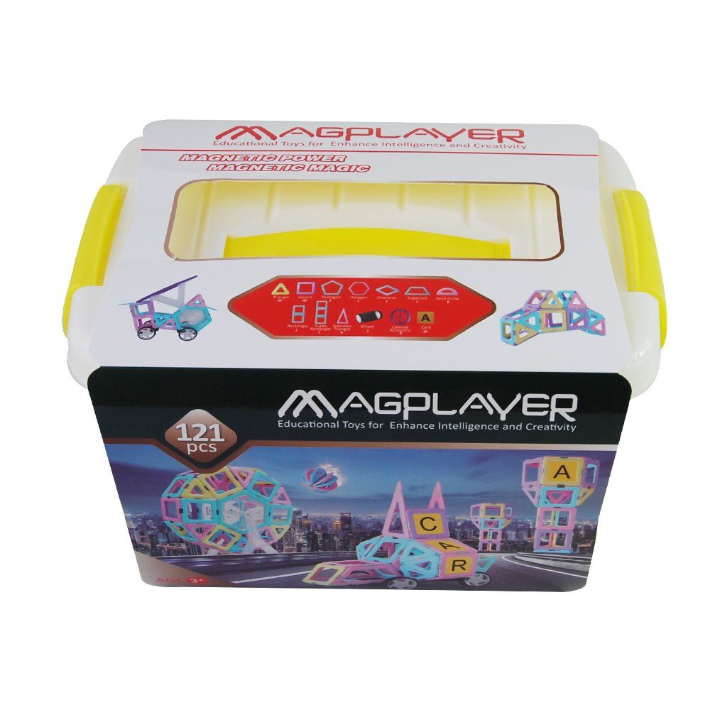 

Магнитный конструктор MagPlayer бокс 121 эл. (MPT2-121)