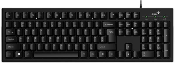 

Клавіатура дротова Genius Smart KB-100 USB (31300005410) Black