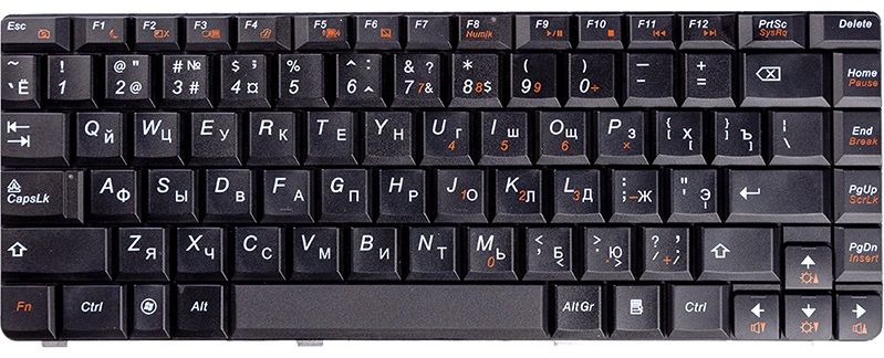 

Клавіатура для ноутбука PowerPlant LENOVO G460, G465 (KB310787) Black