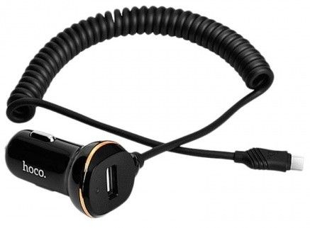 

Автомобільний зарядний пристрій Hoco Z14 USB 3.4A + cable MicroUSB Black