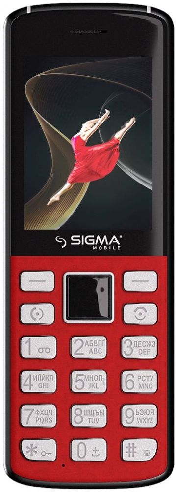 Акція на Мобільний телефон Sigma mobile X-style 24 Onyx Red від Територія твоєї техніки