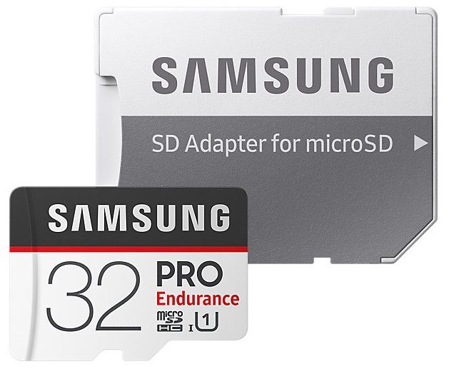 

Карта памяти Samsung microSDHC 32GB PRO Endurance UHS-I Class 10 (MB-MJ32GA/RU)