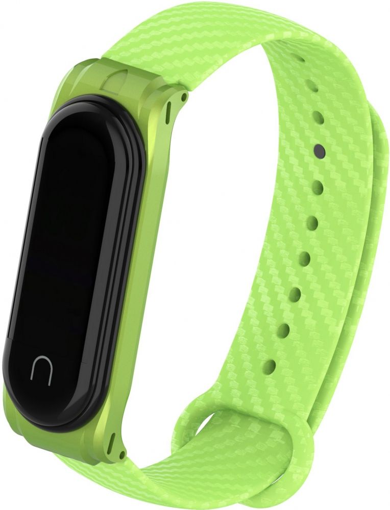 

Ремешок Armorstandart Carbon Silicone Series для Xiaomi Mi Band 4/3 (ARM55021) Green