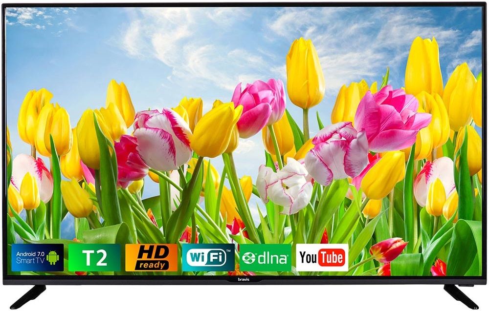 

Телевізор Bravis LED-32G5000 Smart + T2 Black