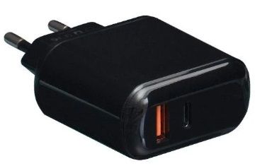 

Мережевий зарядний пристрій XO L42 USB+USB-C PD/QC3.0 LCD Black