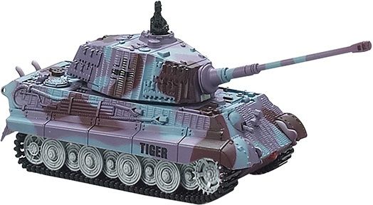 

Танк мікро на р/к Great Wall Toys King Tiger 1:72 зі звуком 35 MГц Violet