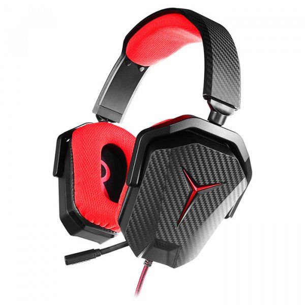 Акция на Наушники Lenovo Y Gaming Stereo Black-Red (GXD0L03746) от Територія твоєї техніки