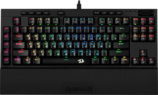 

Клавіатура Redragon Broadsword RGB USB OUTEMU Blue (77548) Black
