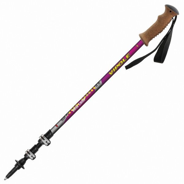 

Треккинговые палки Vipole Base Camp QL Cork Roundhead Violet