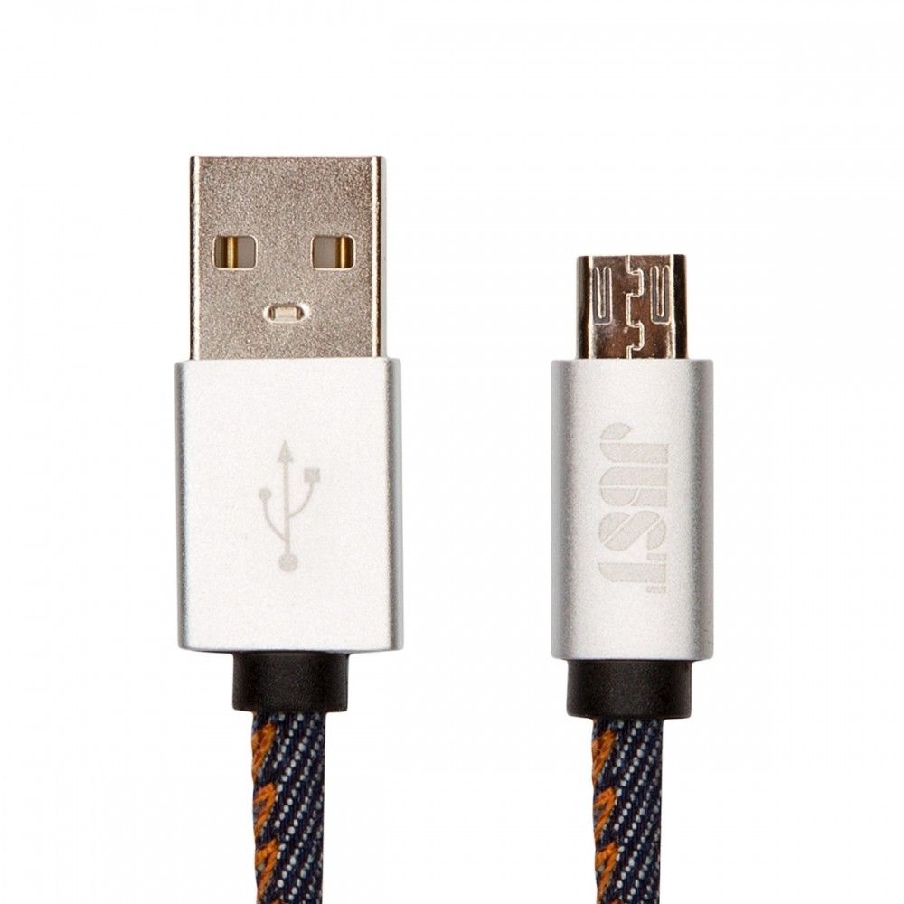 

Кабель Just Unique USB - microUSB 1 м Jeans (MCR-UNQ-JEAN)