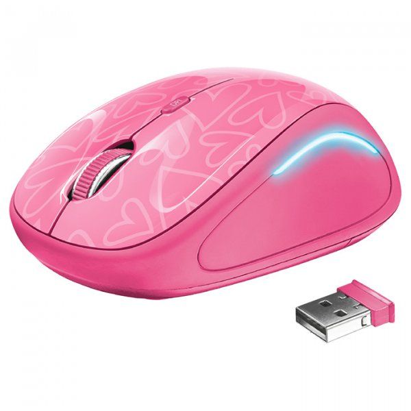 

Мышь Trust Yvi FX Wireless (22336) Pink