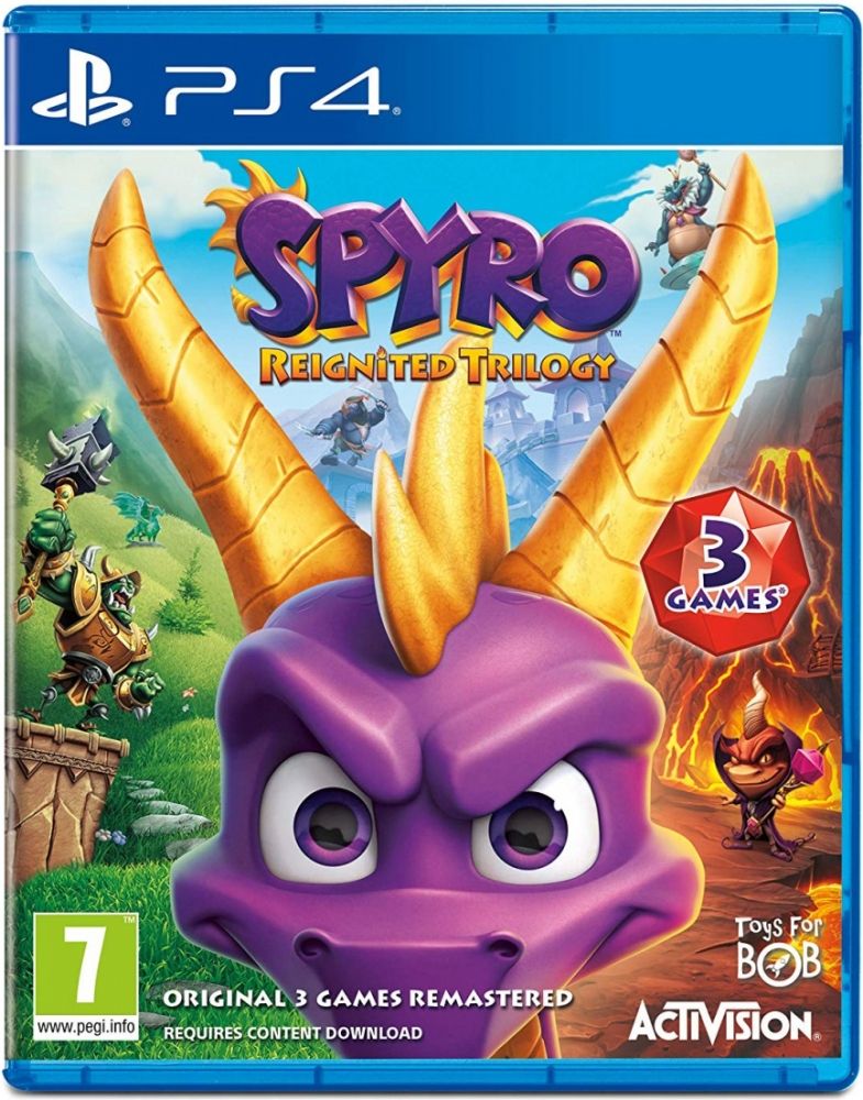 

Диск Spyro Reignited Trilogy (PS4, английская версия)
