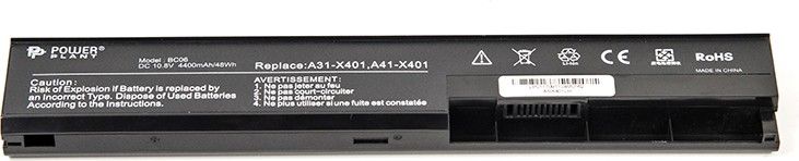 

Акумулятор PowerPlant для ASUS X401 (ASX401LH, A32-X401) 10.8V 4400mAh (NB430239)