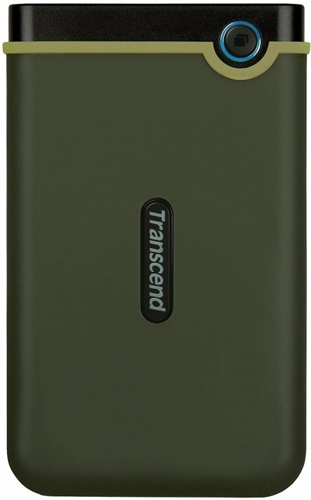 Акція на Жорсткий диск Transcend StoreJet 25M3G 2TB TS2TSJ25M3G 2.5" USB 3.1 Gen1 External Military Green від Територія твоєї техніки