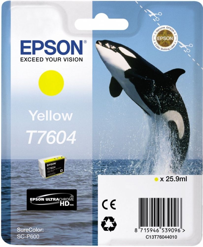 

Картридж Epson для SC-P600 (C13T76044010) Yellow
